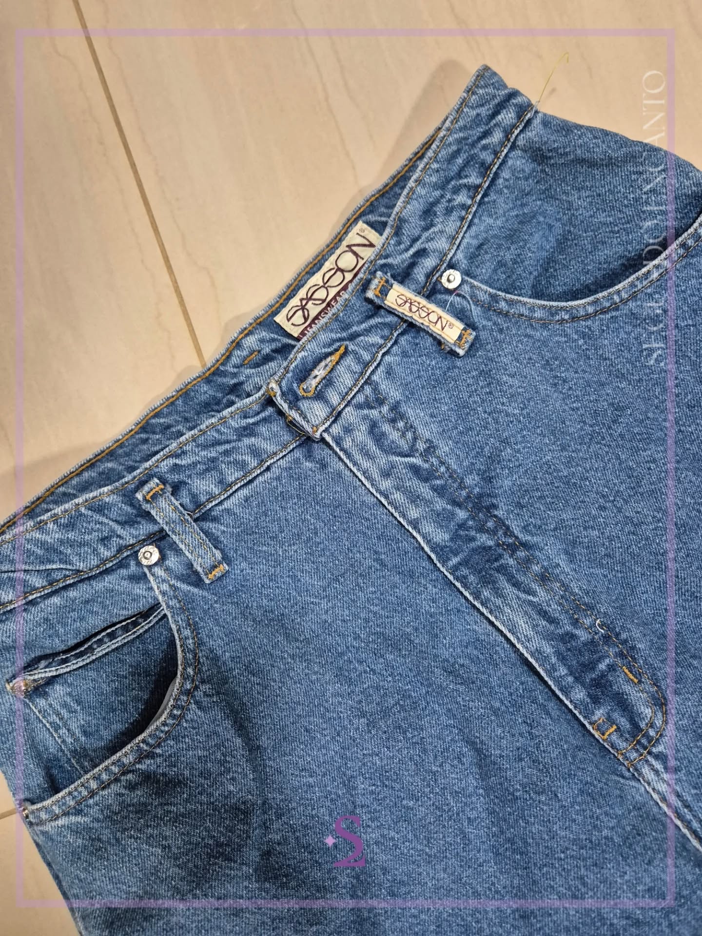 Mom jeans azul L - Image 2