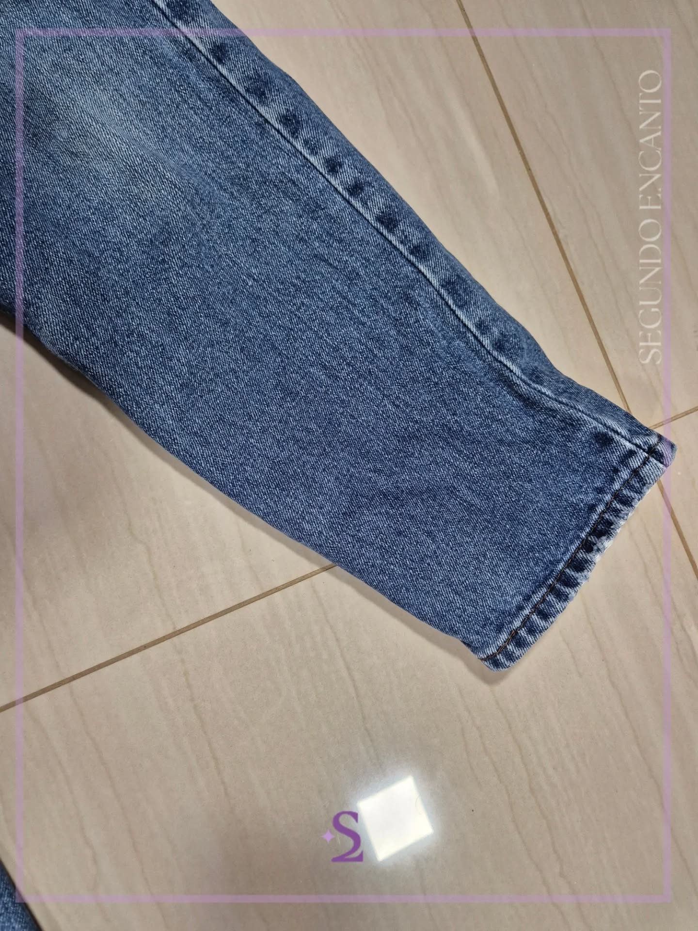 Mom jeans azul L - Image 4