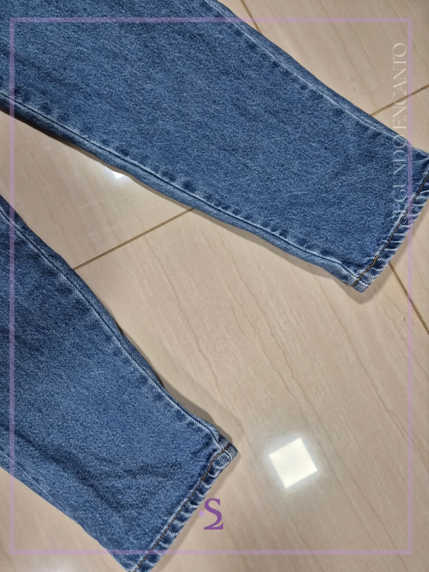 Mom jeans azul L - Image 5