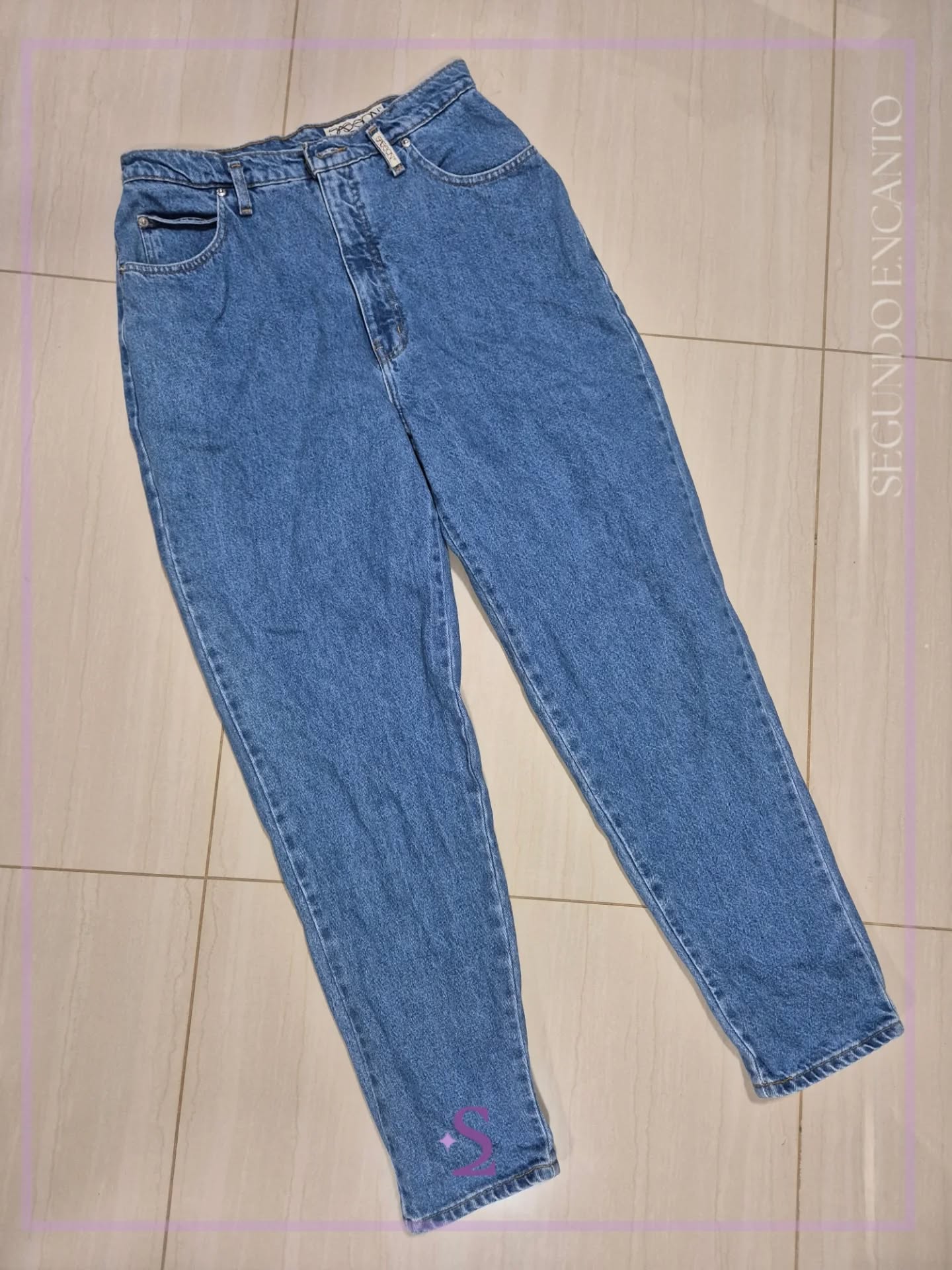 Mom jeans azul L - Image 1