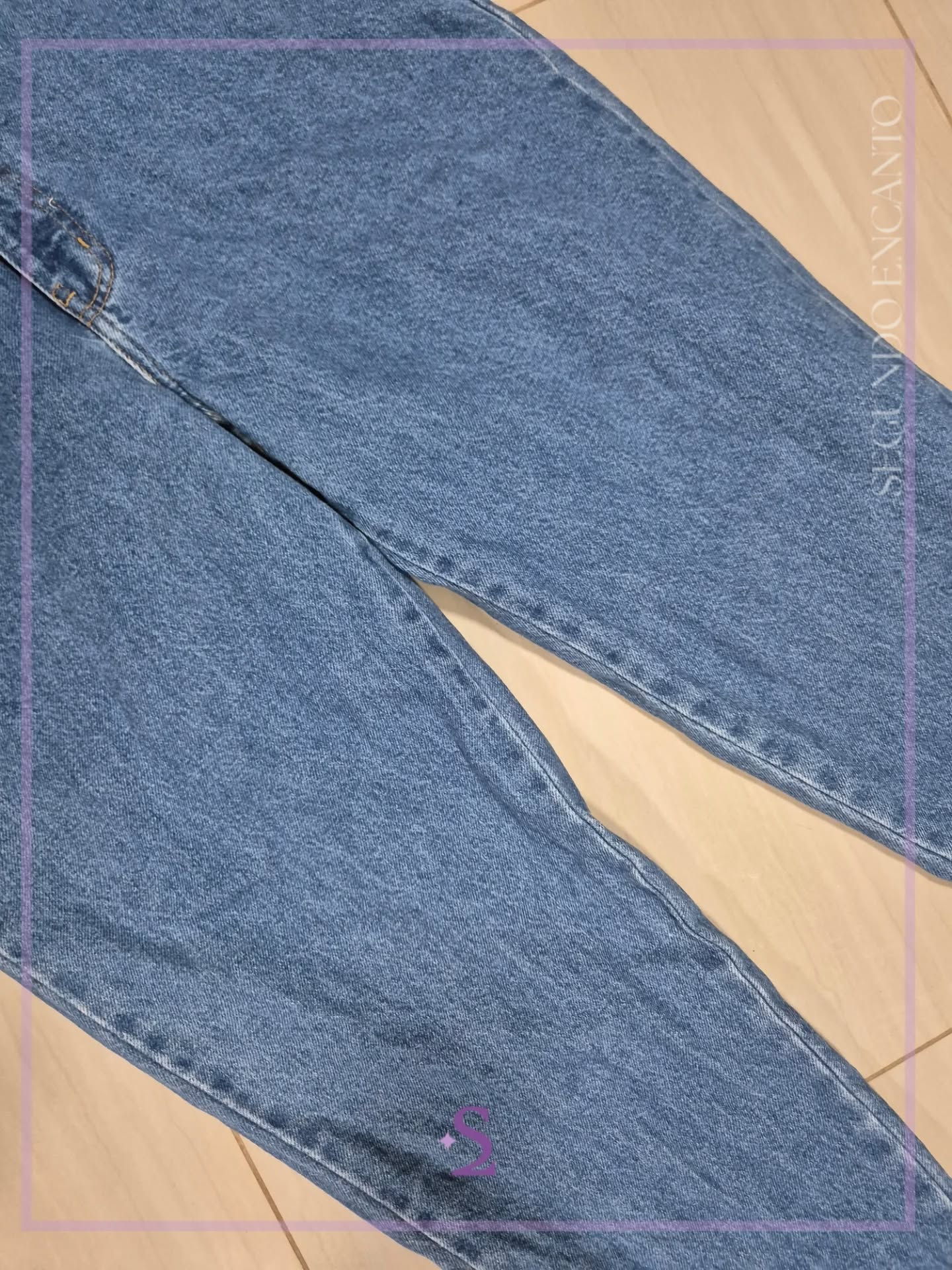 Mom jeans azul L - Image 6