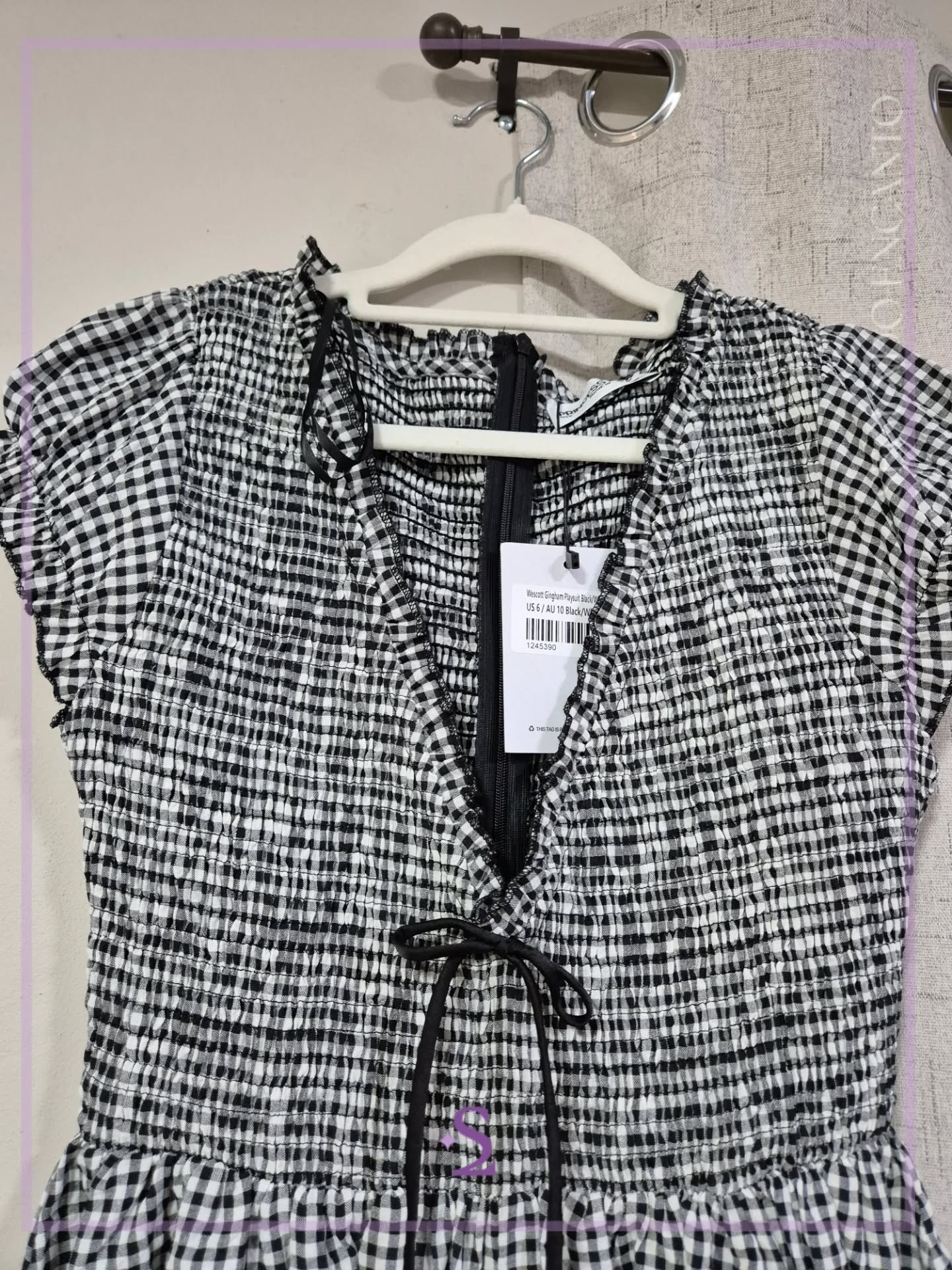 Vestido a cuadros us6 M - Image 6