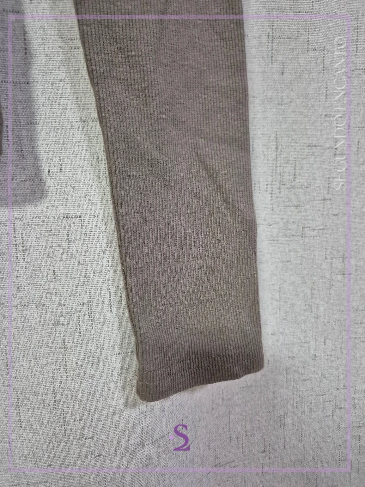 Camisa marron manga larga de botones XS - Image 6