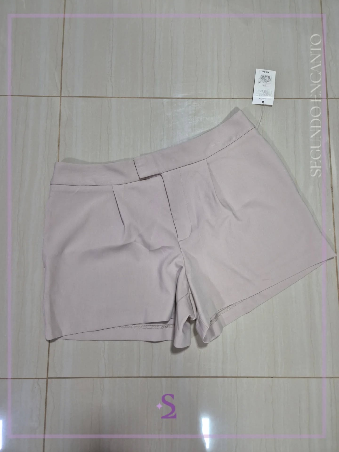 Short formal beige talla 14 XL - Image 1