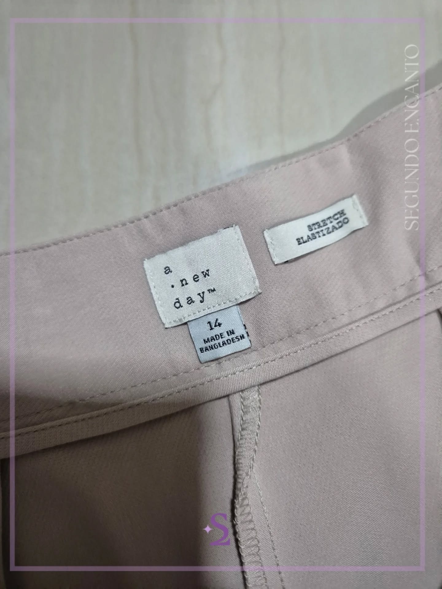 Short formal beige talla 14 XL - Image 6