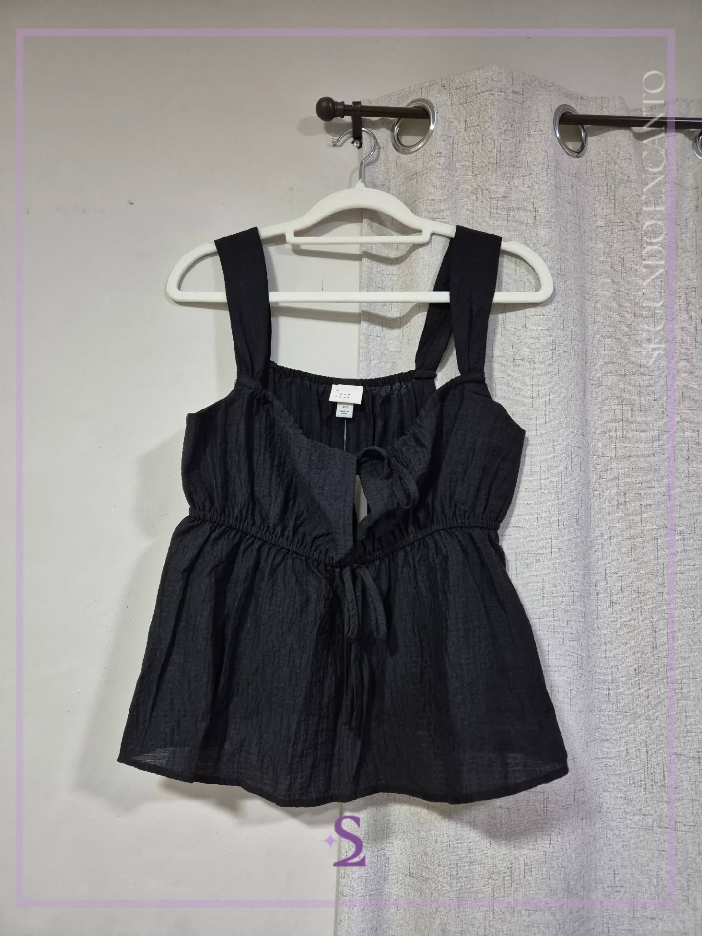 Blusa color negro S - Image 1