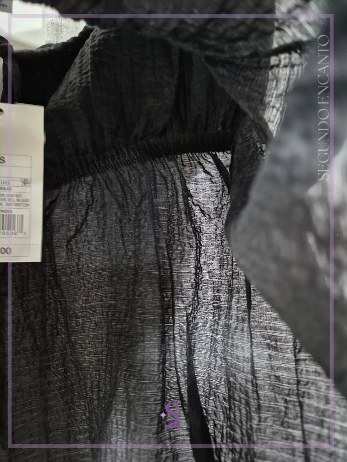 Blusa color negro S - Image 4