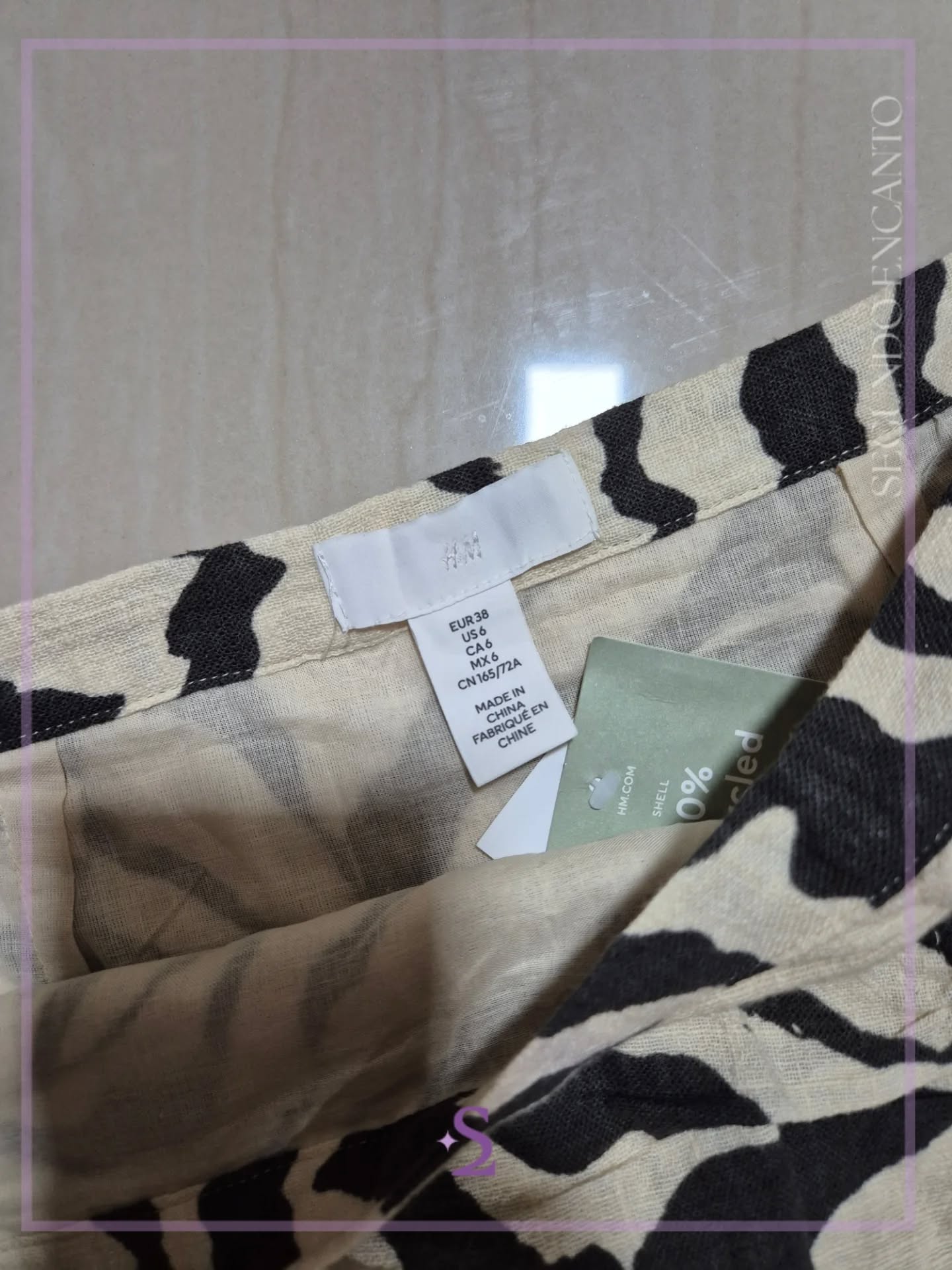 Falda zebra print us6 M - Image 7