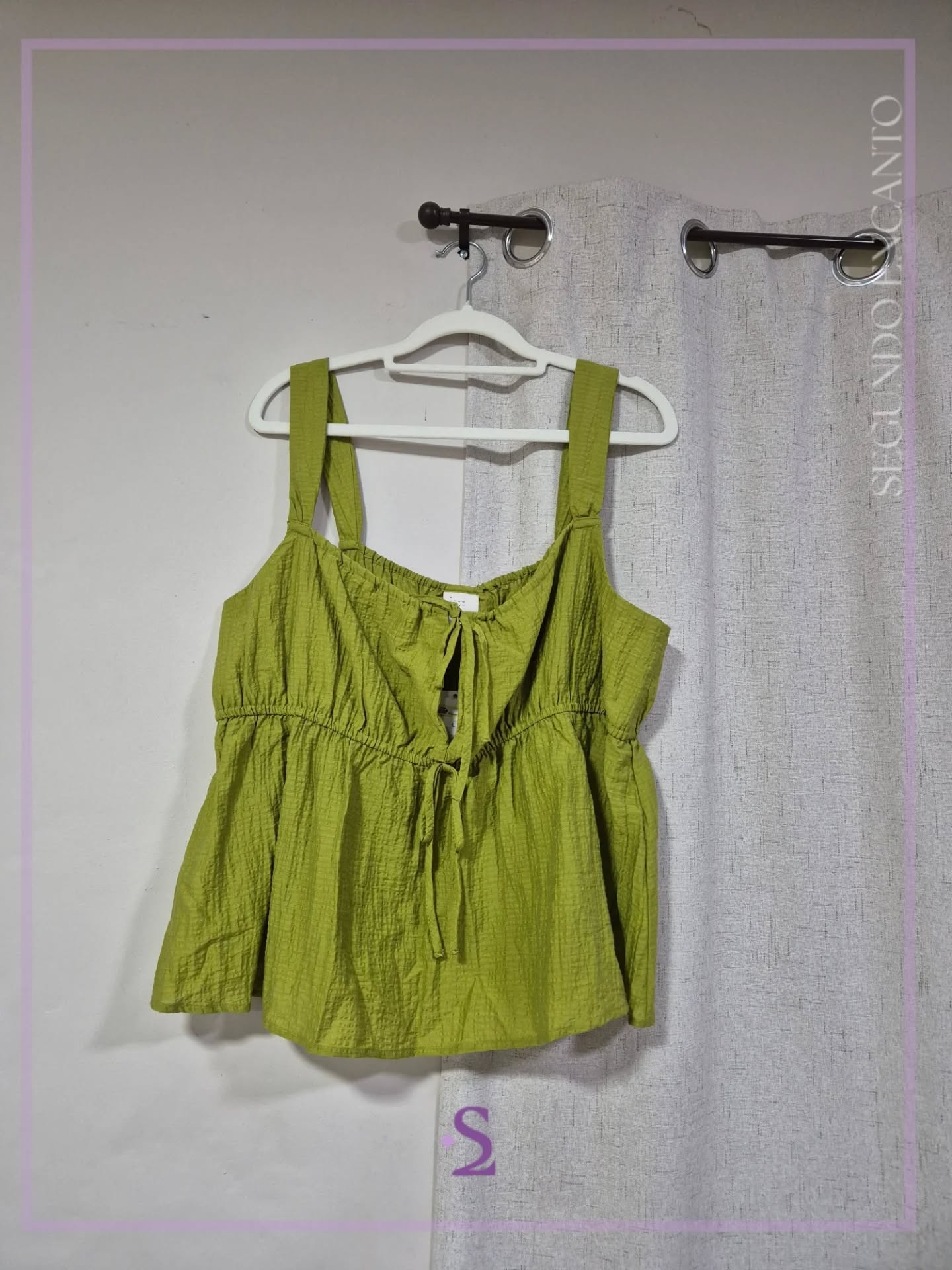 Blusa color verde L - Image 1