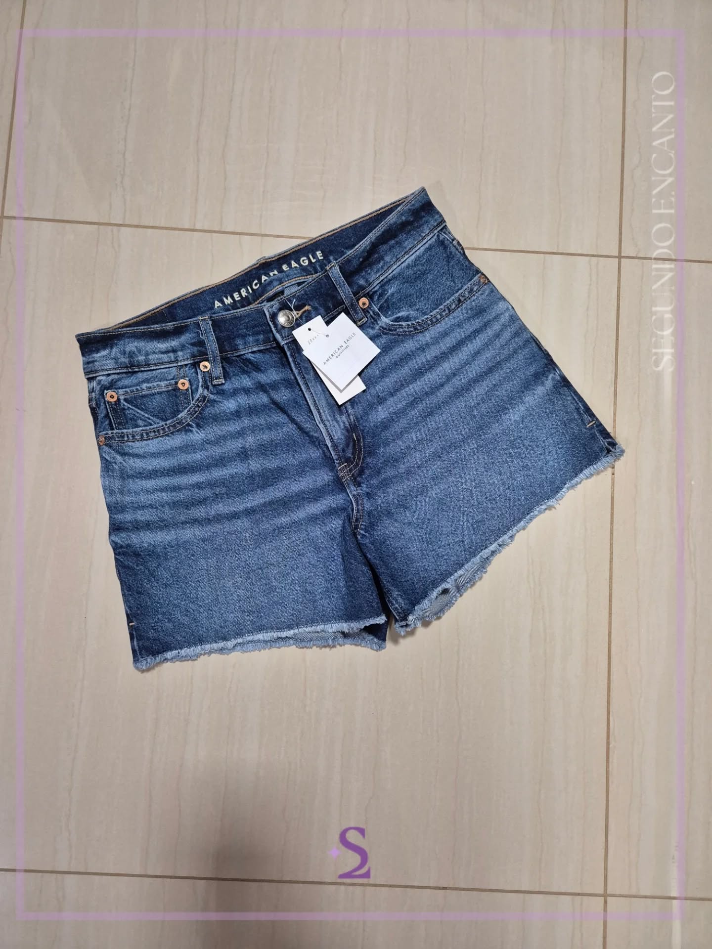 Shorts azules de mezclilla us2 M ae - Image 1