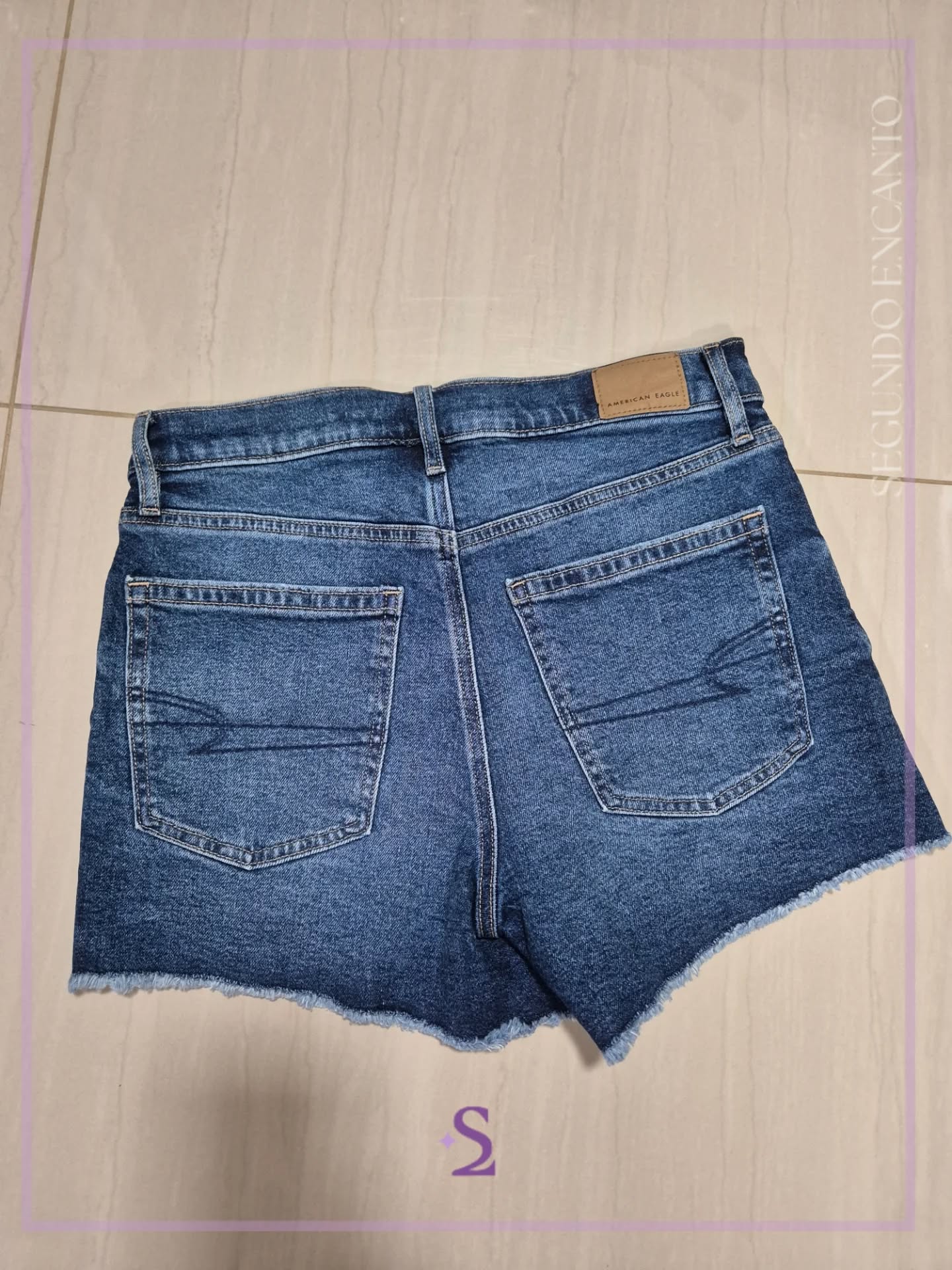 Shorts azules de mezclilla us2 M ae - Image 5