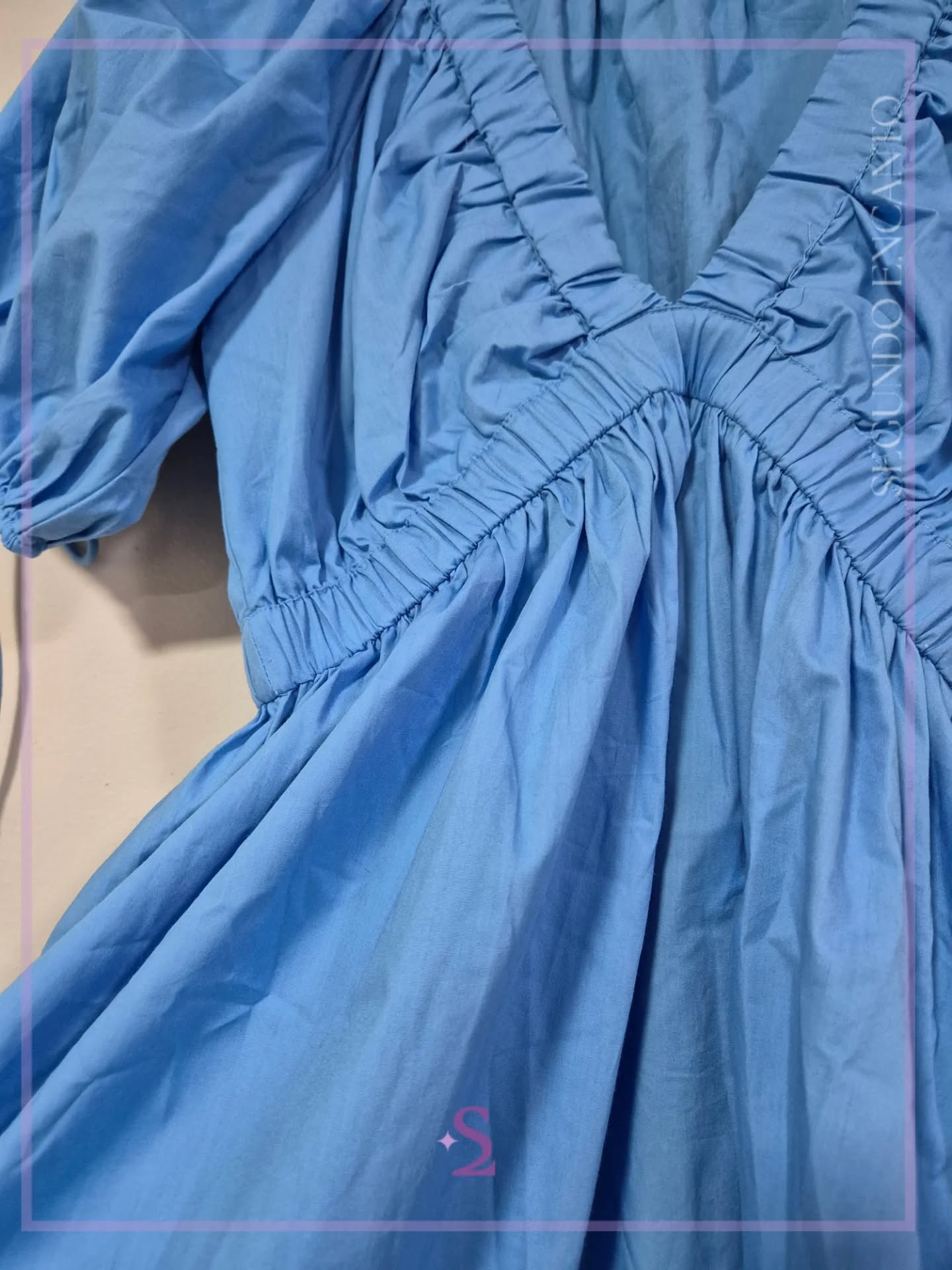 Vestido celeste M - Image 3