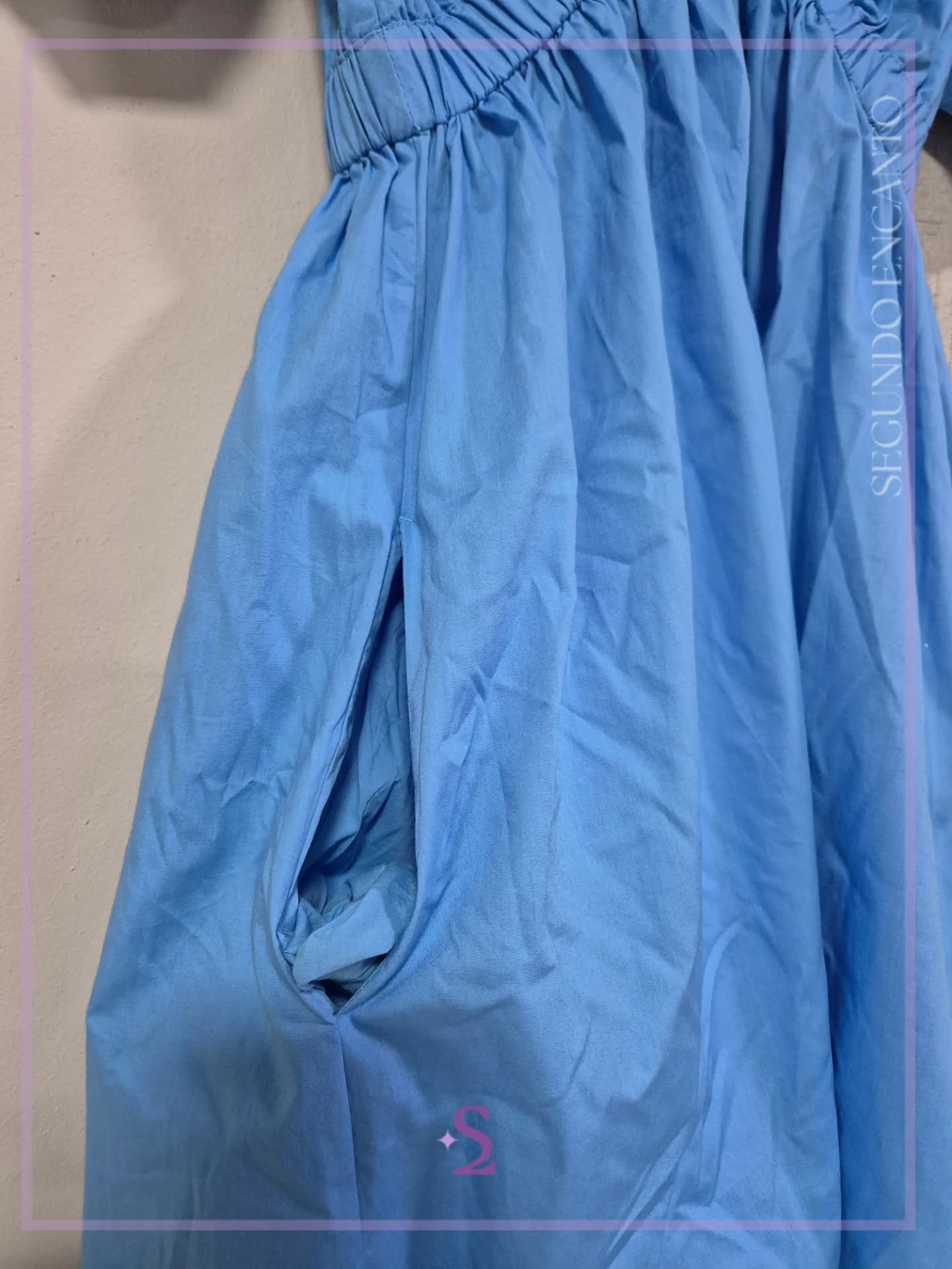 Vestido celeste M - Image 5
