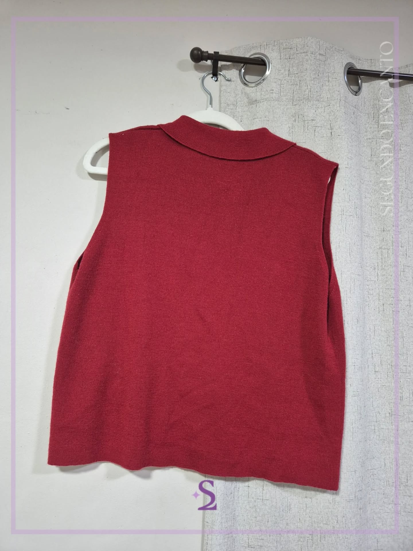 Chaleco color rojo L - Image 2