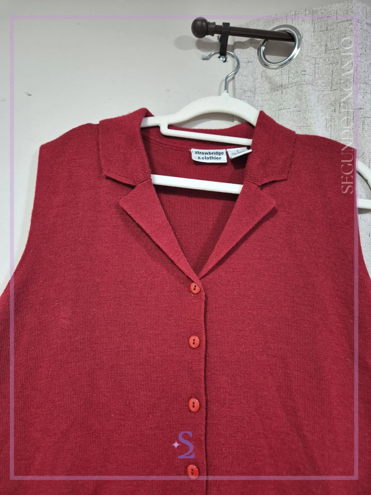 Chaleco color rojo L - Image 5