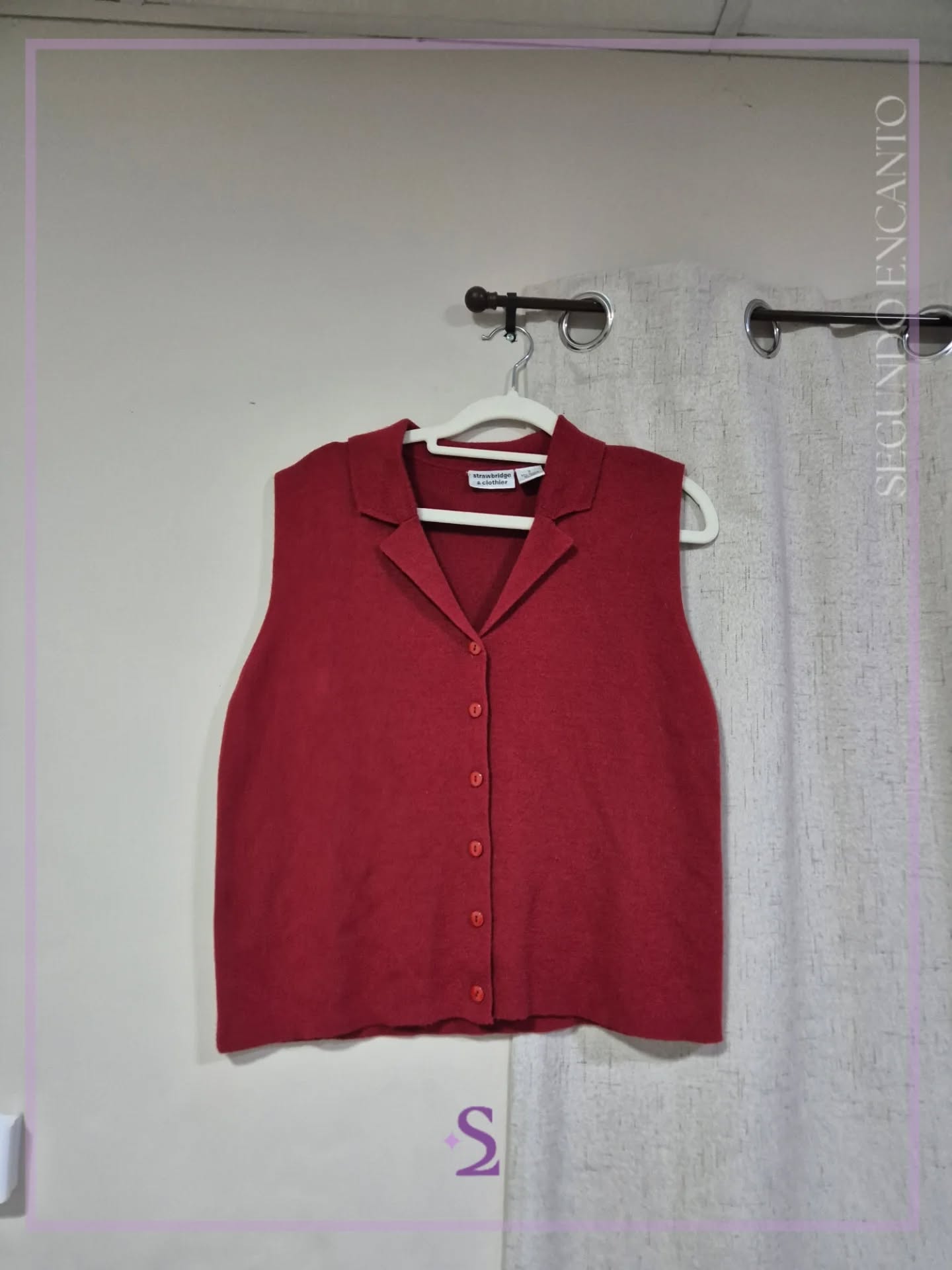 Chaleco color rojo L - Image 1