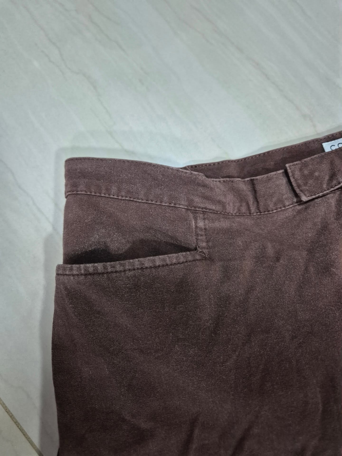 Pantalon color cafe XL - Image 3