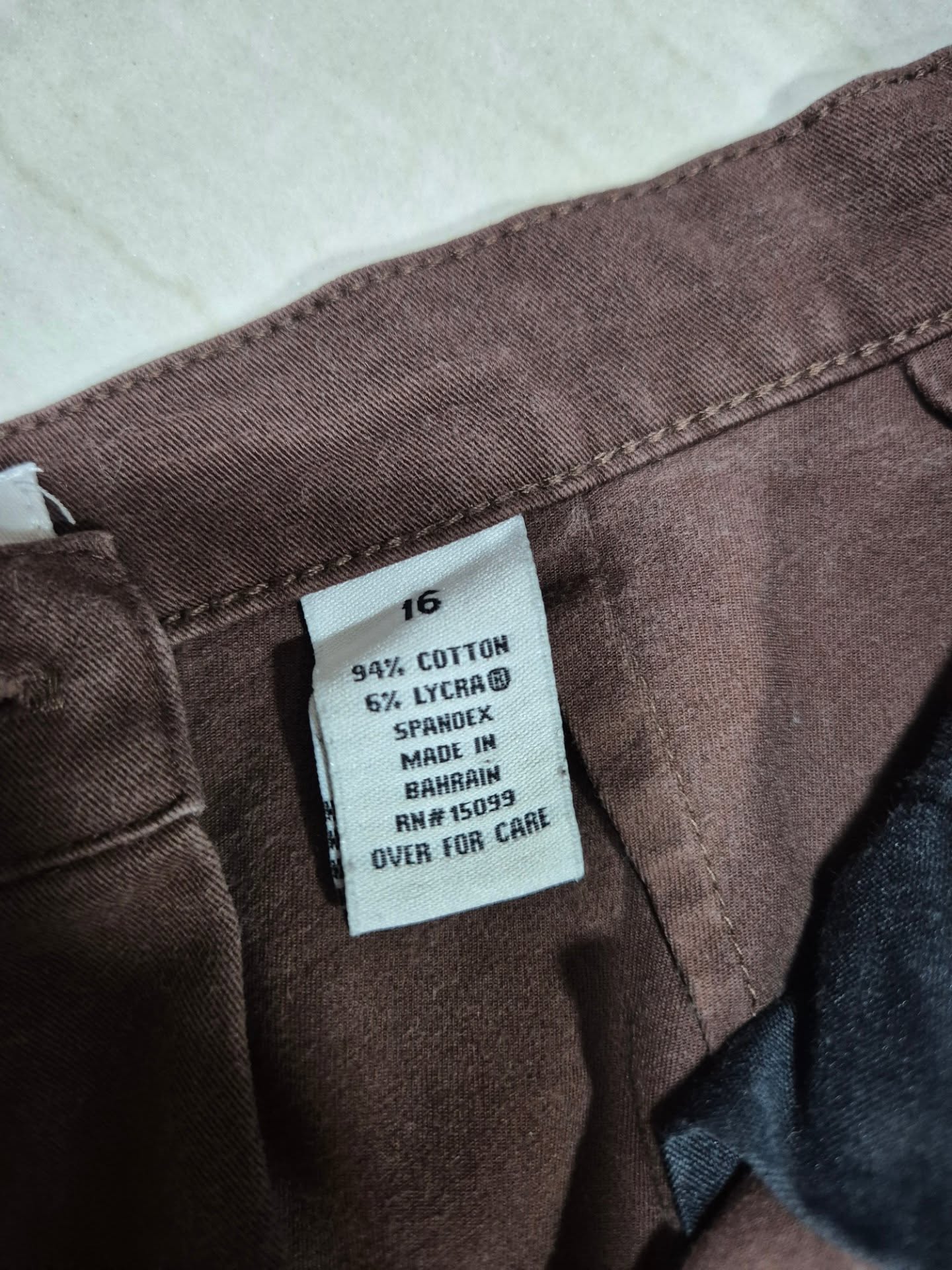 Pantalon color cafe XL - Image 4