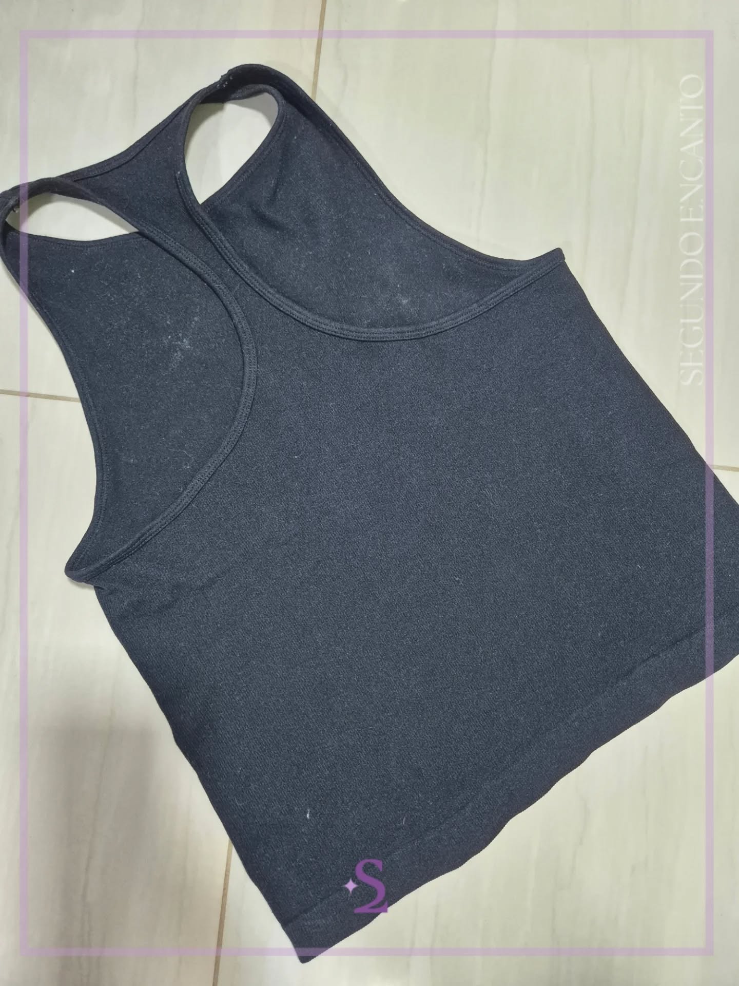 Camiseta basica color negro M/L - Image 3