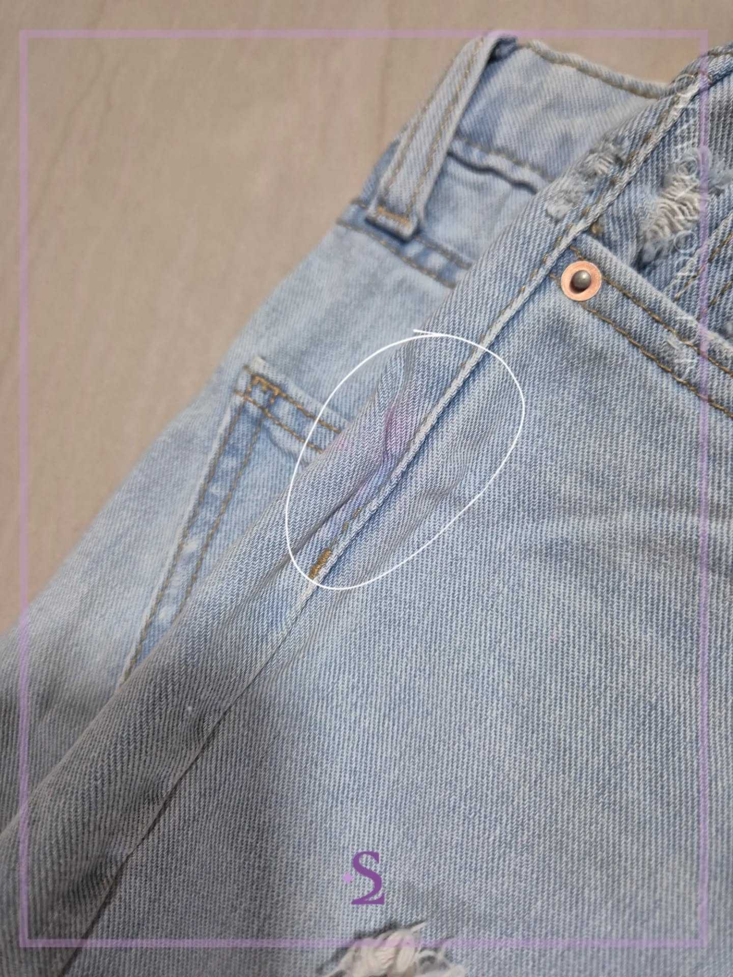 Short denim XS - Image 3