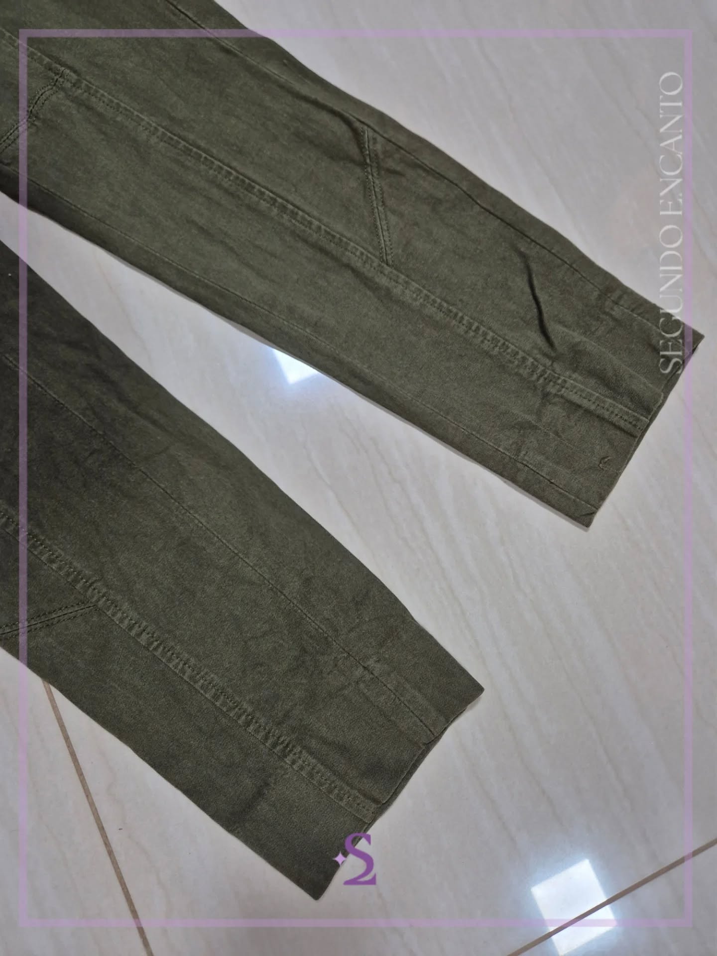Pantalon verde S - Image 2