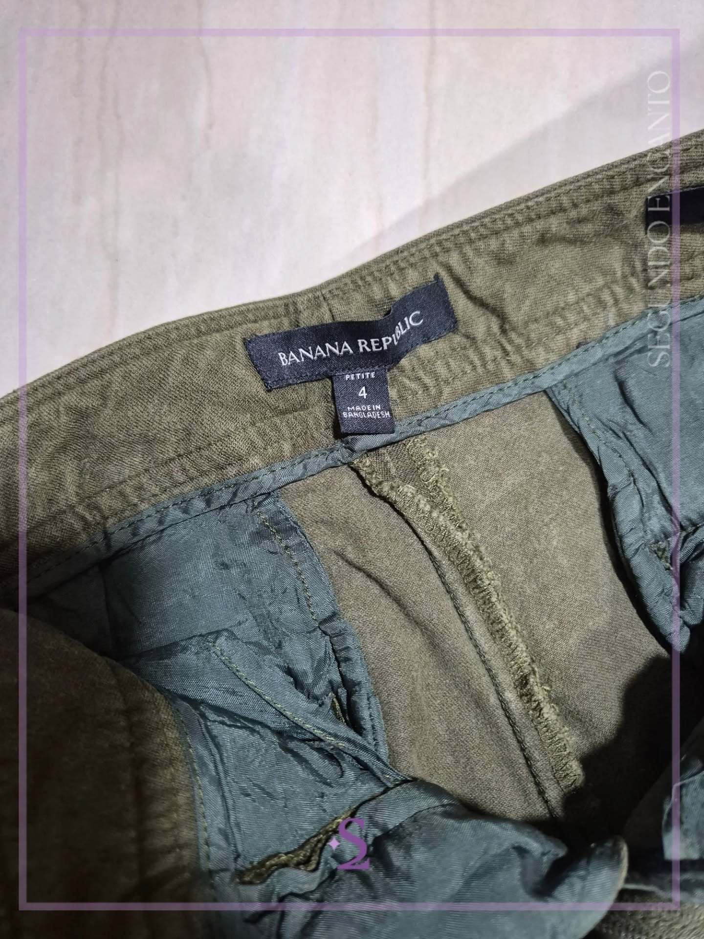Pantalon verde S - Image 5