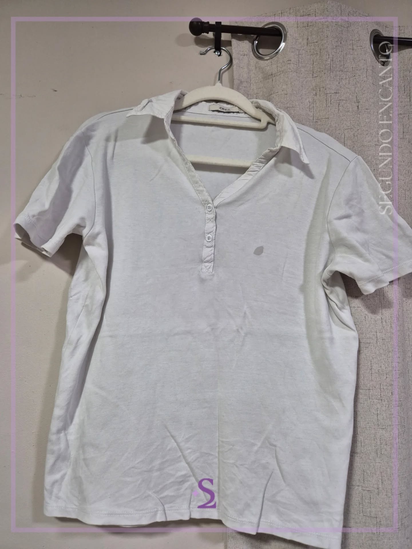 Camisa gris claro S/M - Image 1