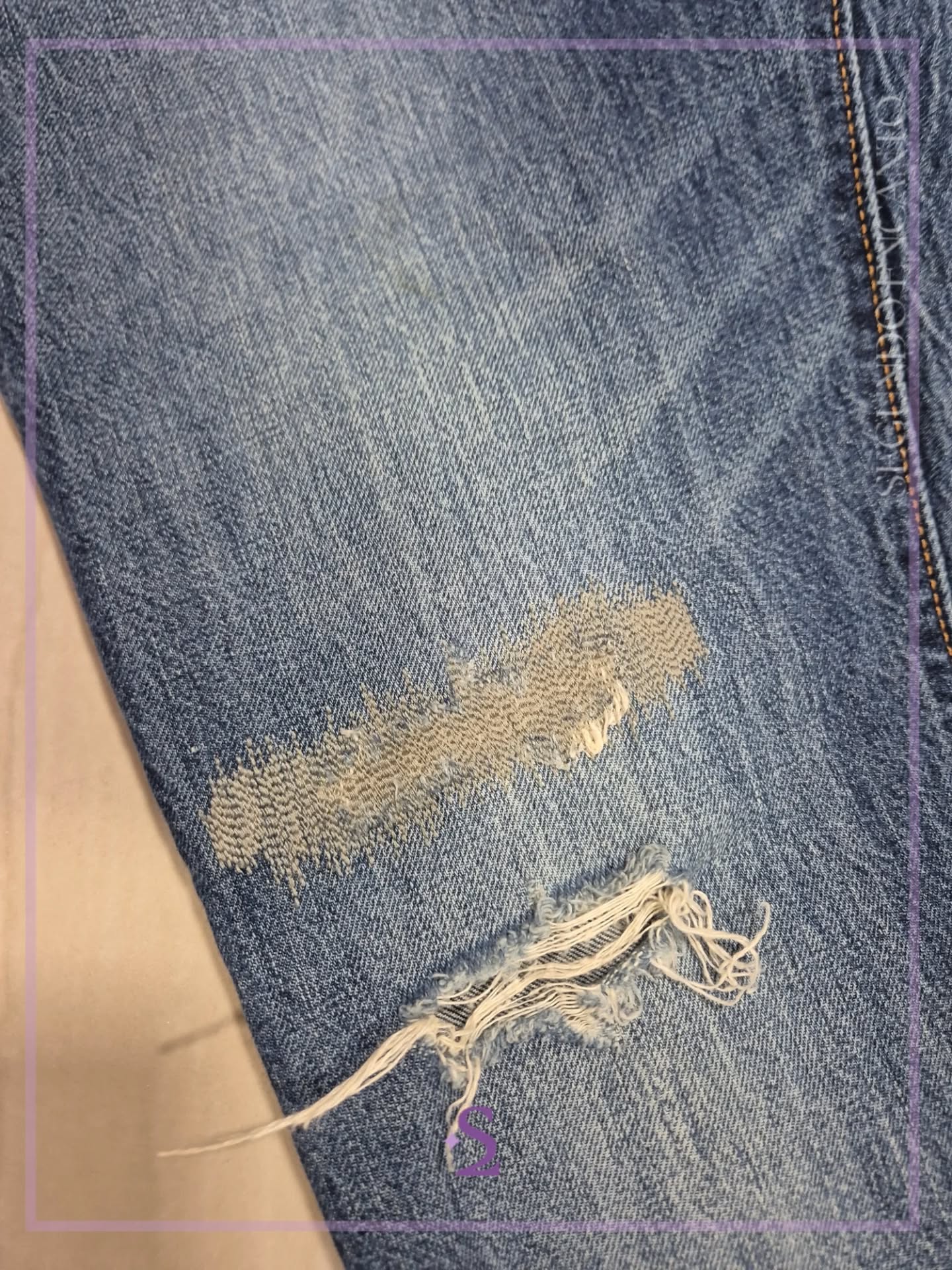 Jeans rectos Levis W26 L32 - Image 3