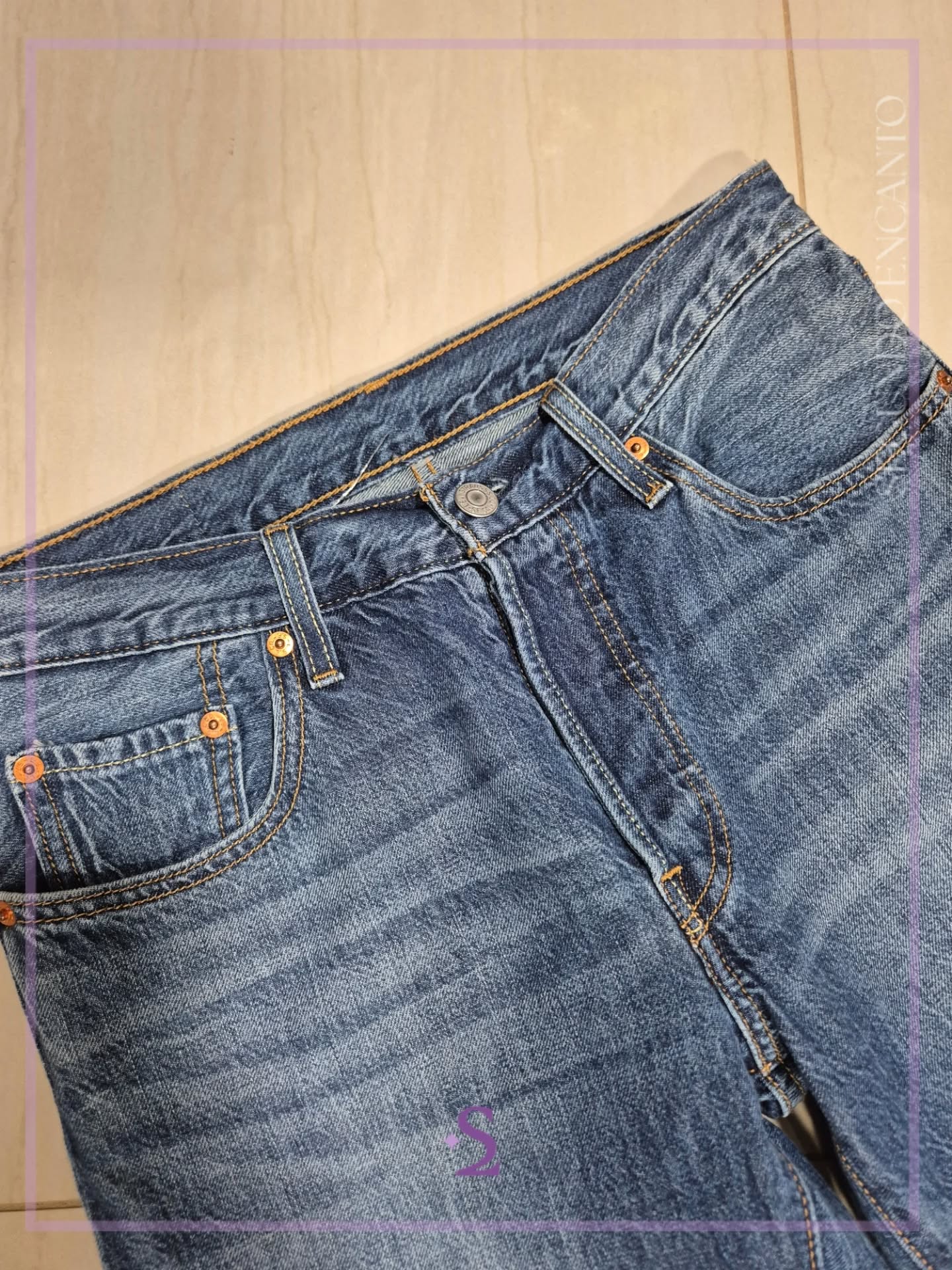Jeans rectos Levis W26 L32 - Image 4