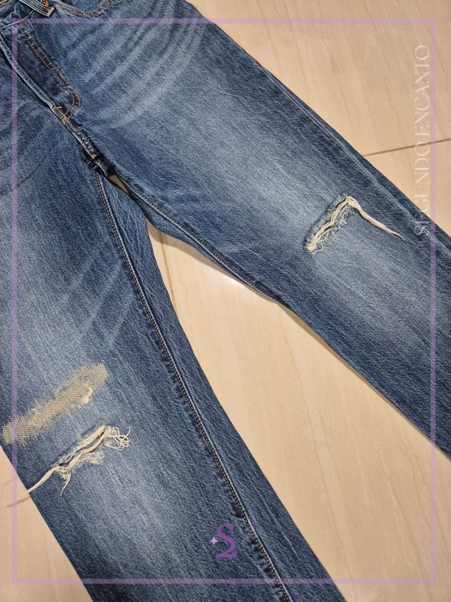 Jeans rectos Levis W26 L32 - Image 6
