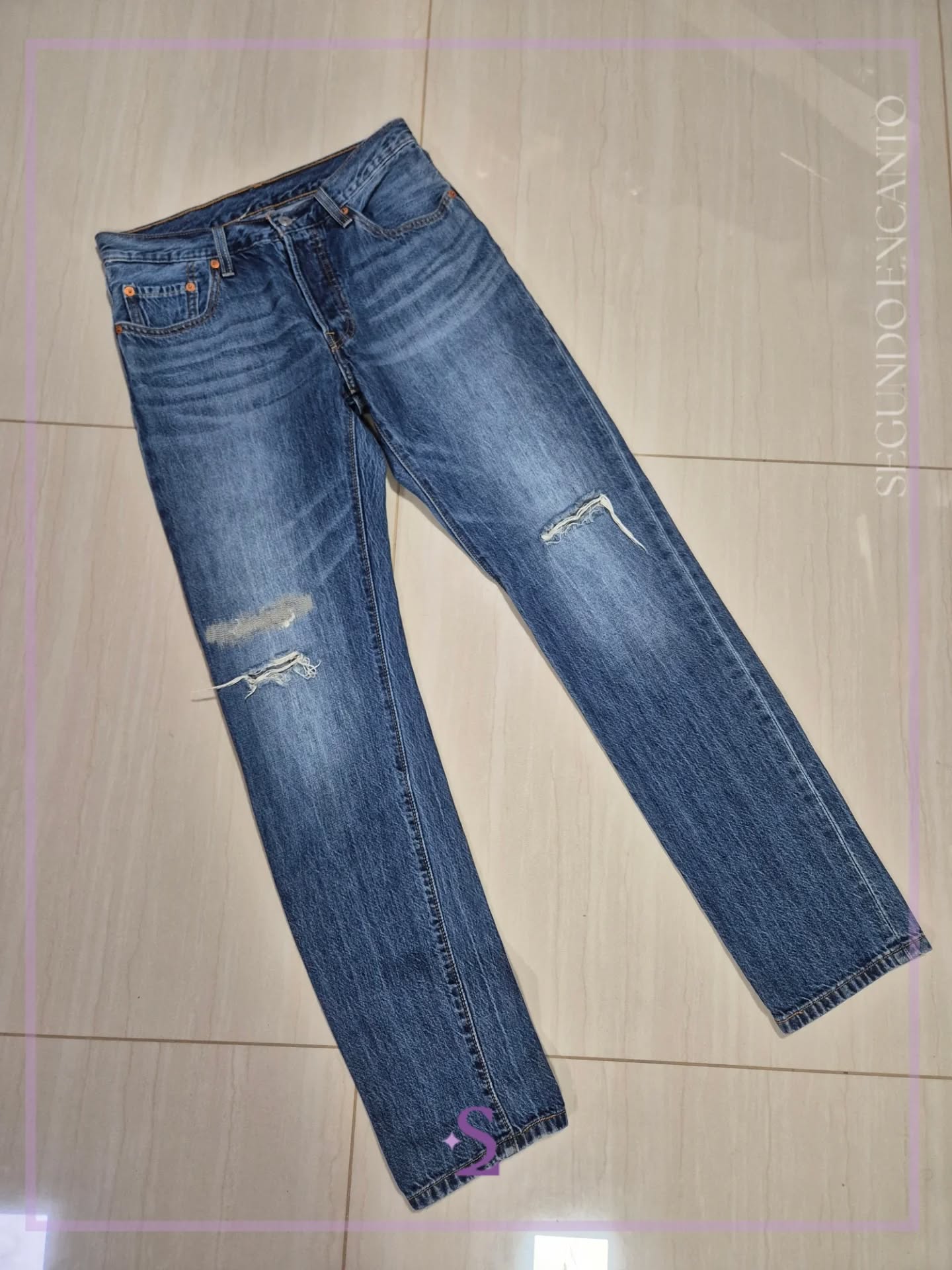Jeans rectos Levis W26 L32 - Image 1