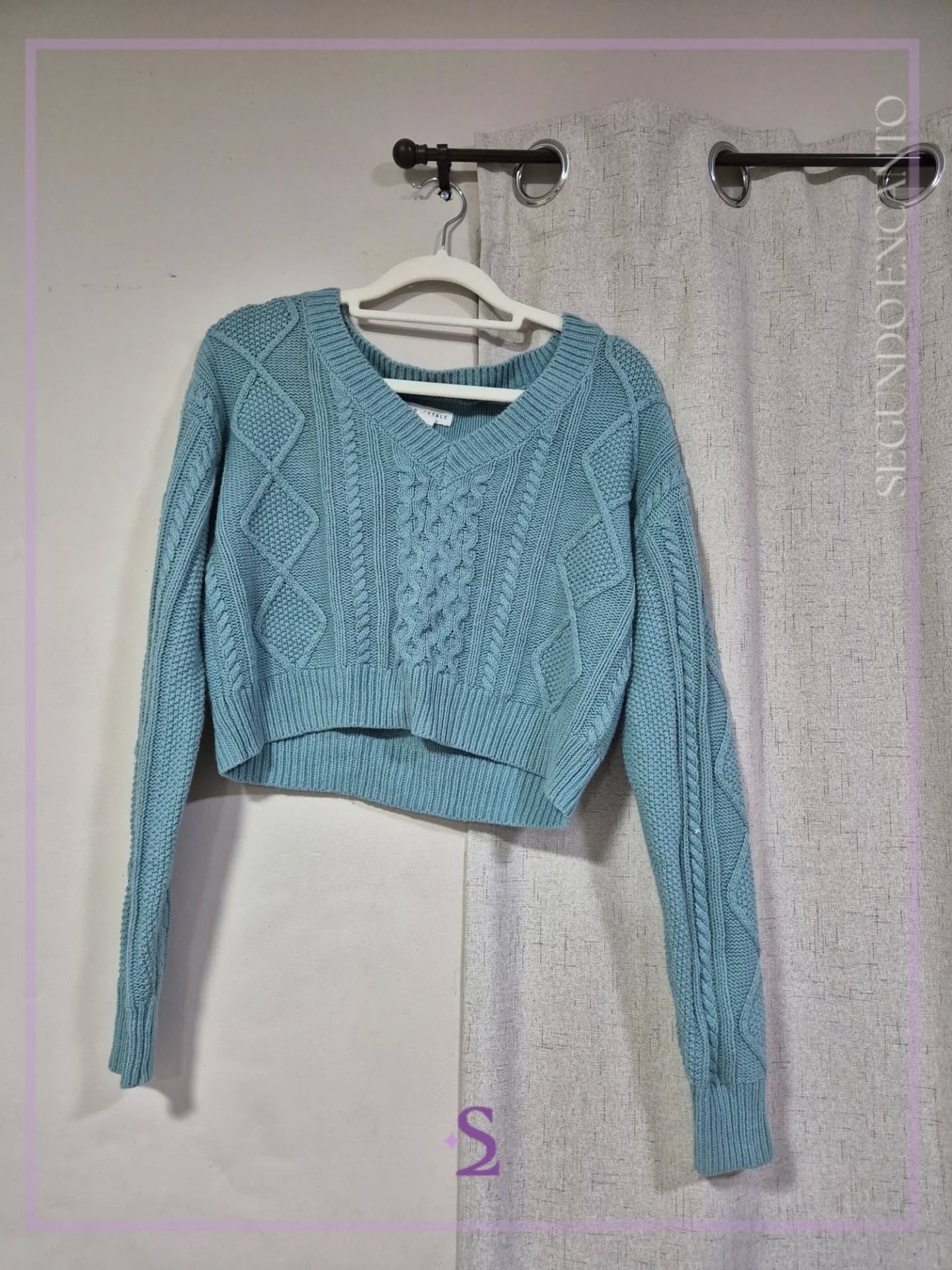 Sueter Corto azul S/M - Image 1
