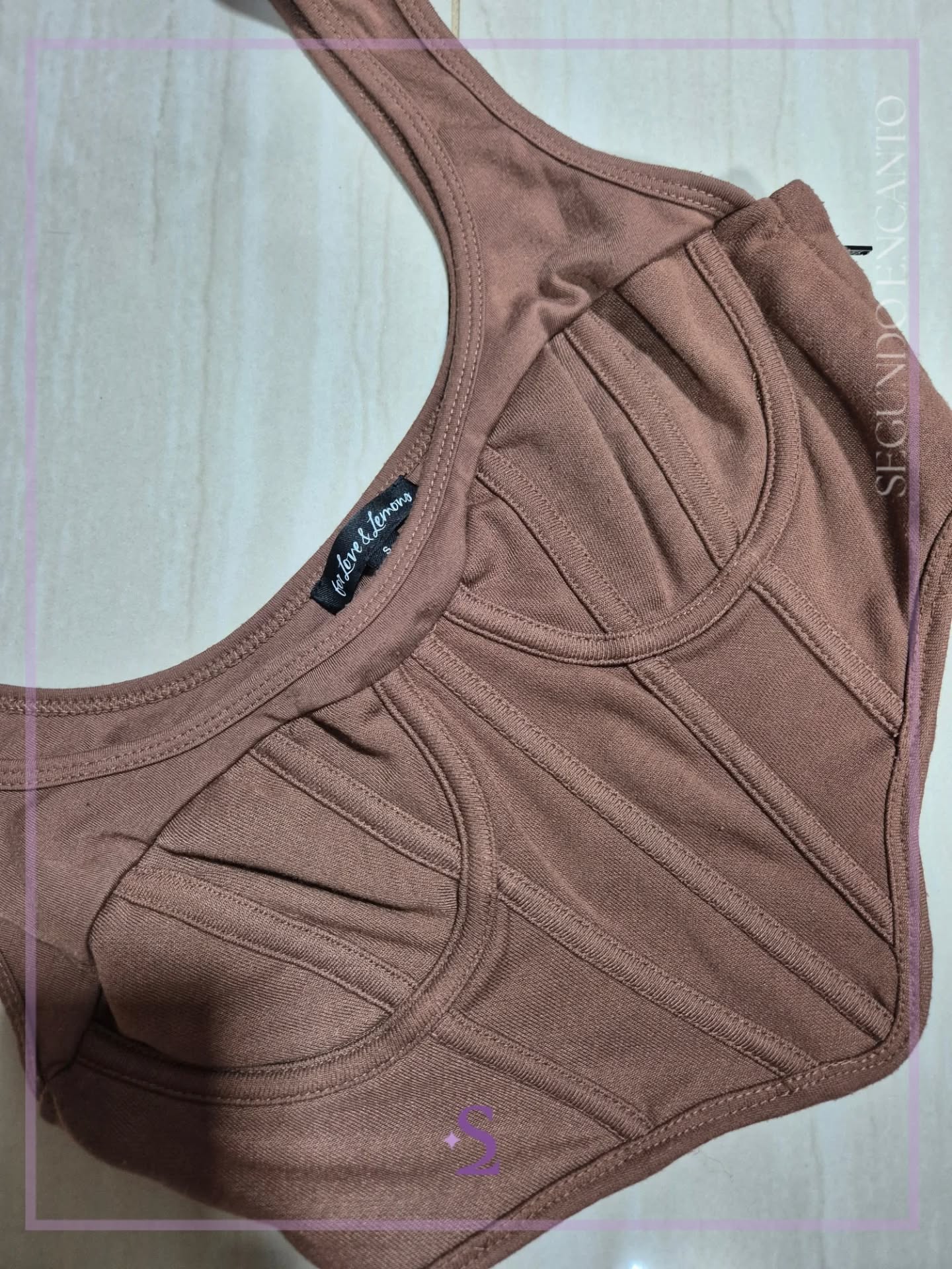 Corset color cafe S - Image 2