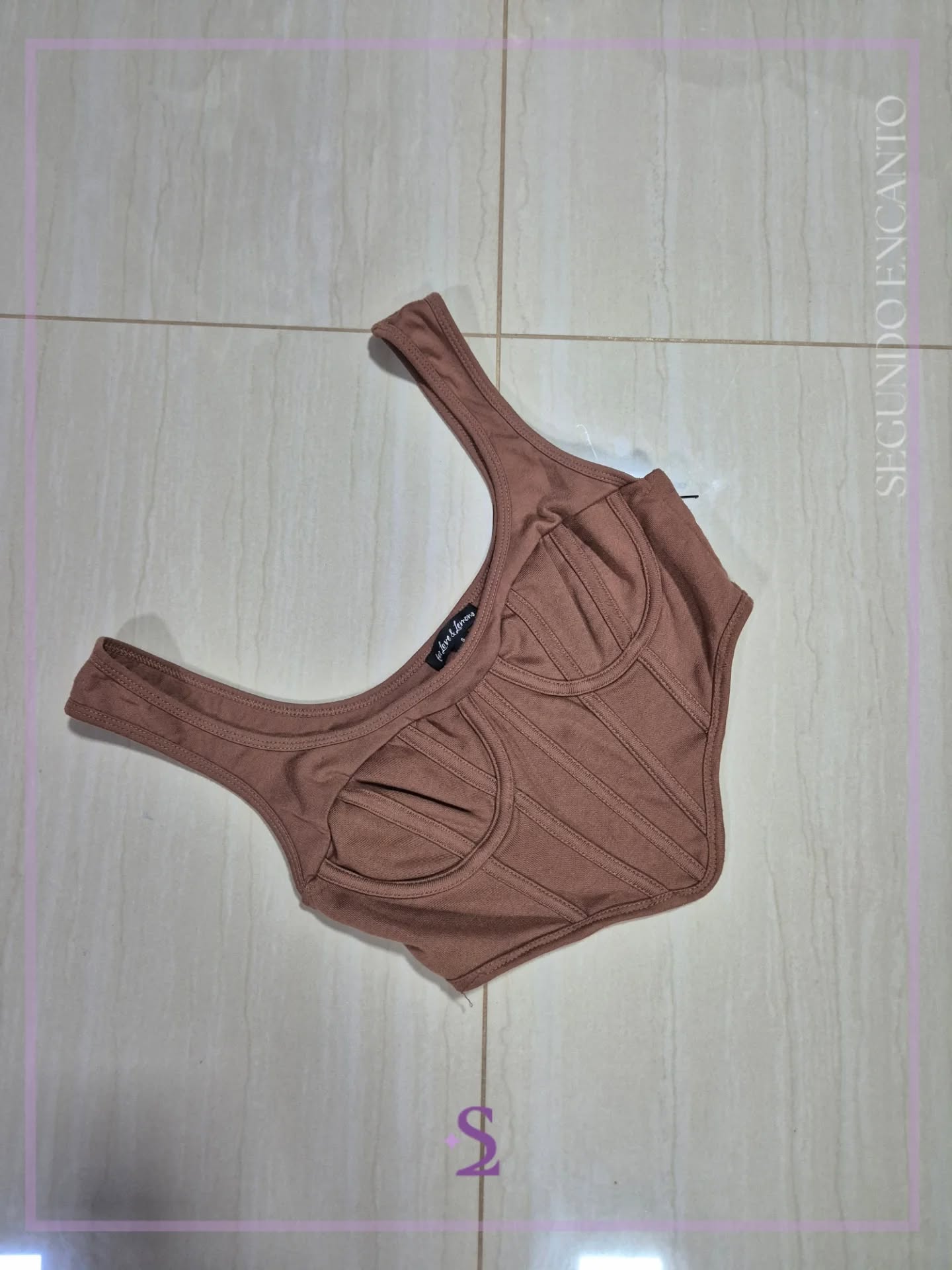 Corset color cafe S - Image 1