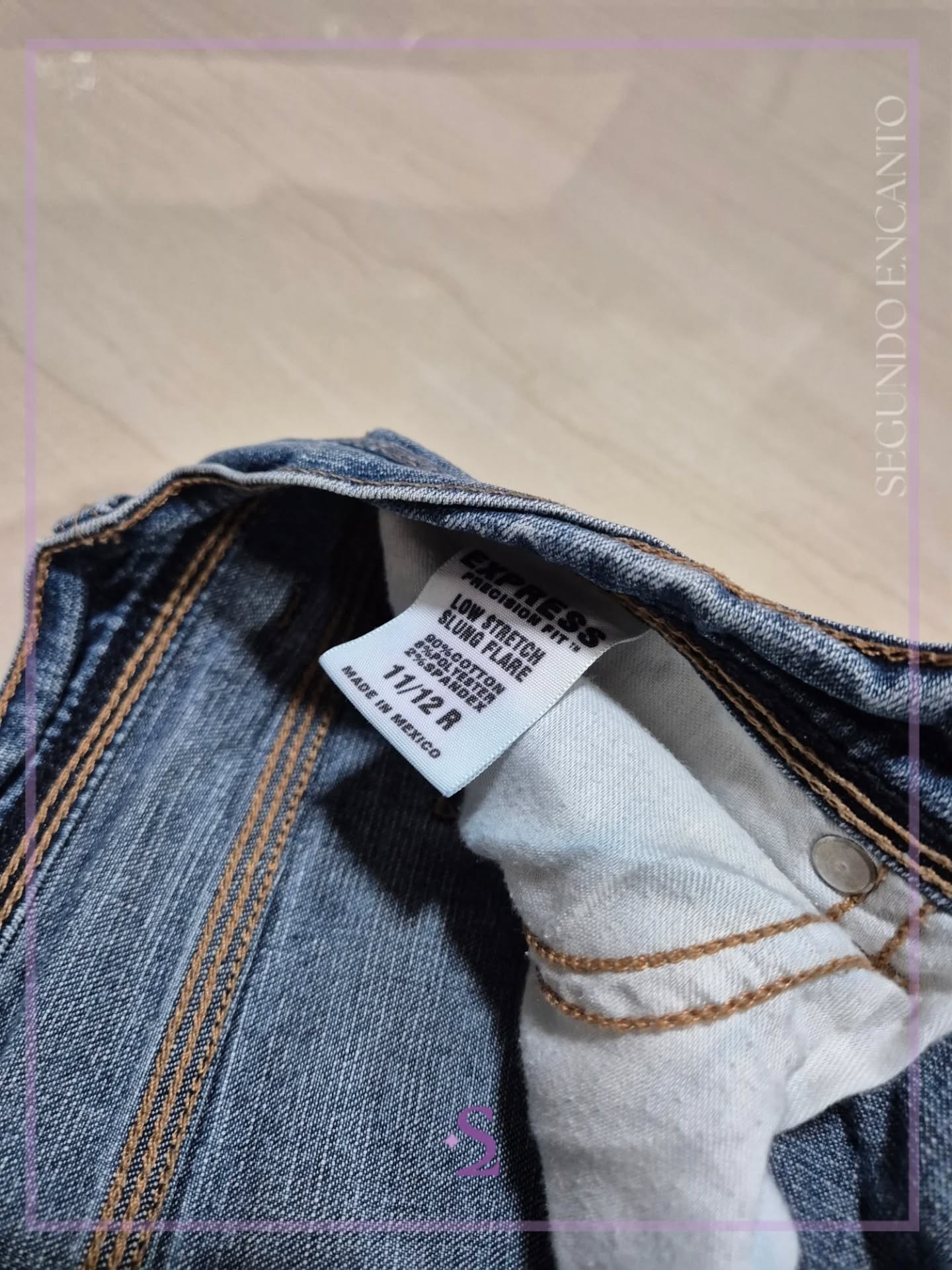 Jeans flare tiro bajo M - Image 3