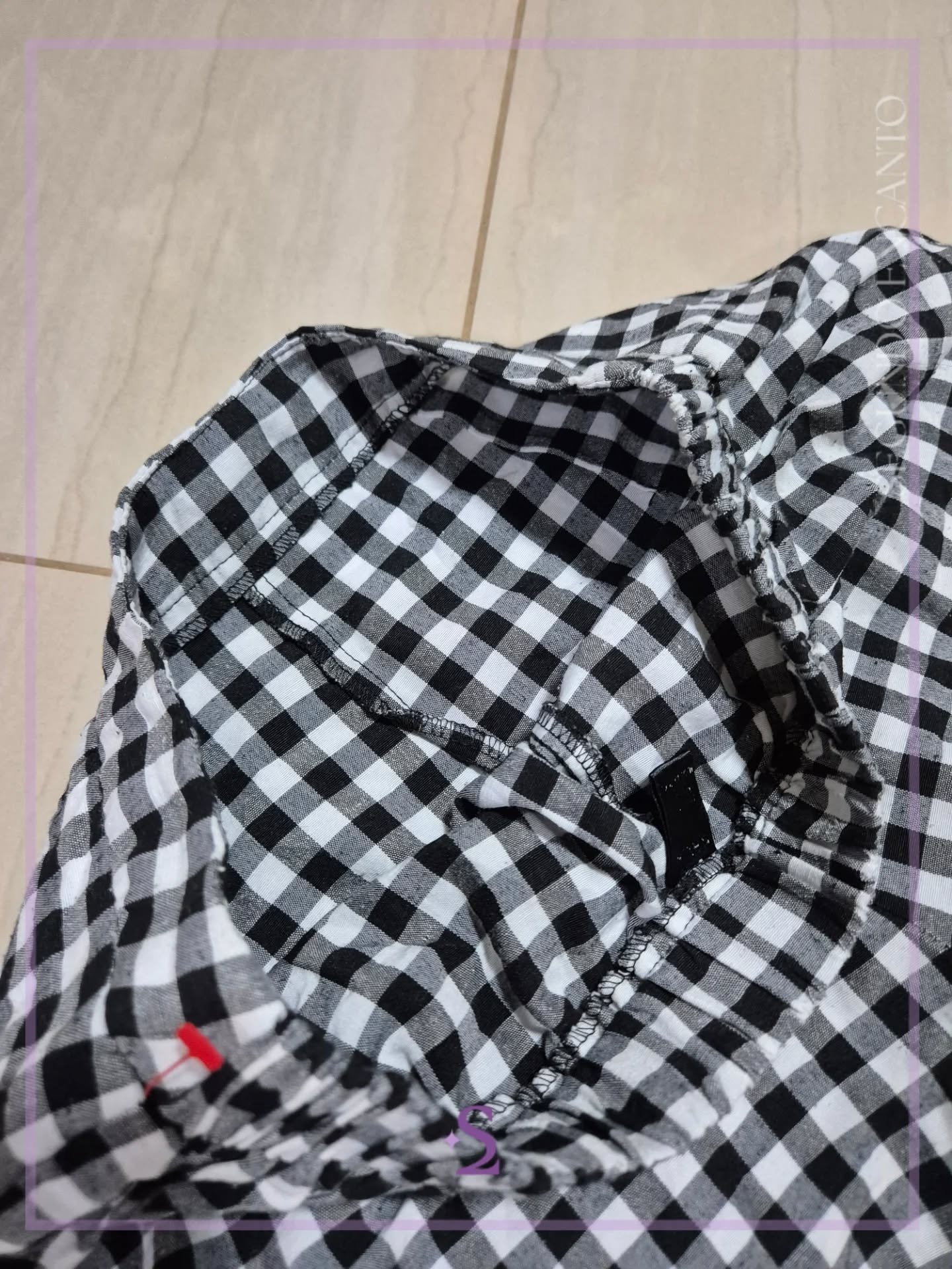 Faldashort a cuadros S - Image 3