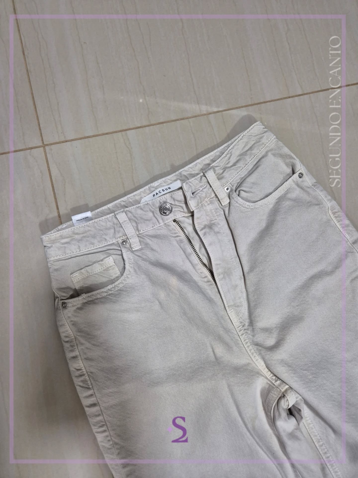 Pantalon beige pacsun S - Image 3