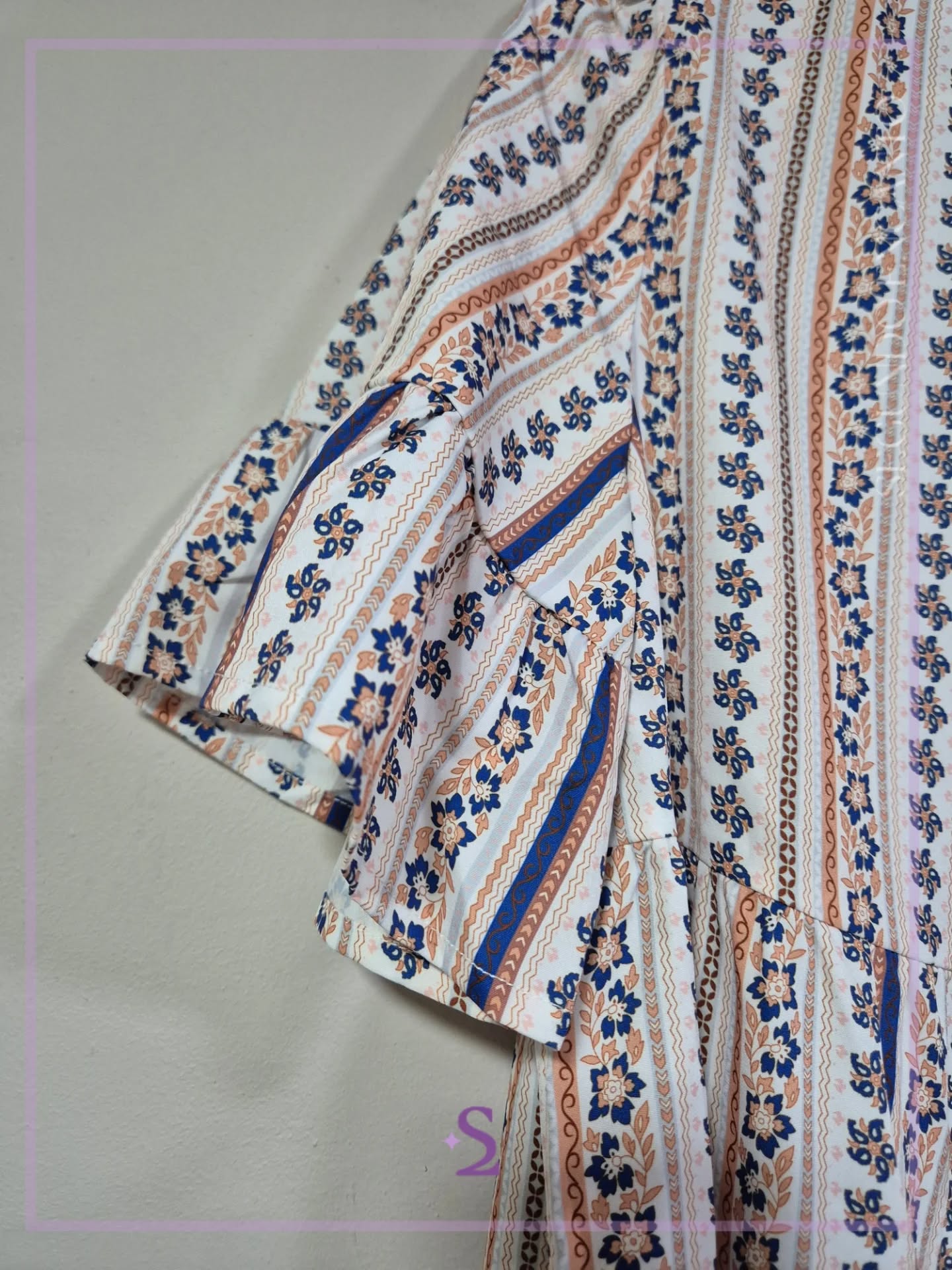 Vestido tipo tunica floreado L - Image 2