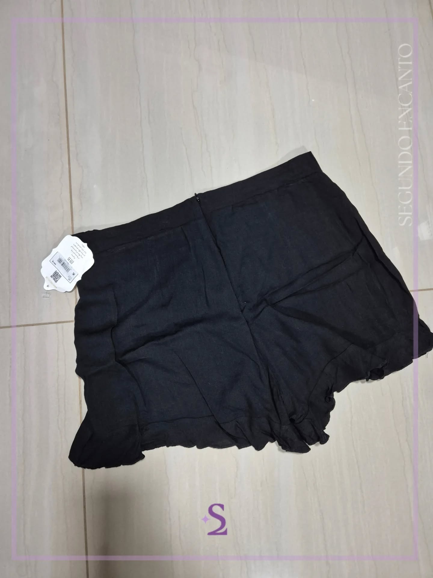 Faldashort M color negro nuevo - Image 4