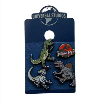 Set de 5 Pines de Jurassic Park - Image 1