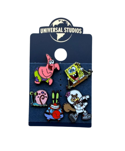 Set de 5 Pines de Bob Esponja - Image 1