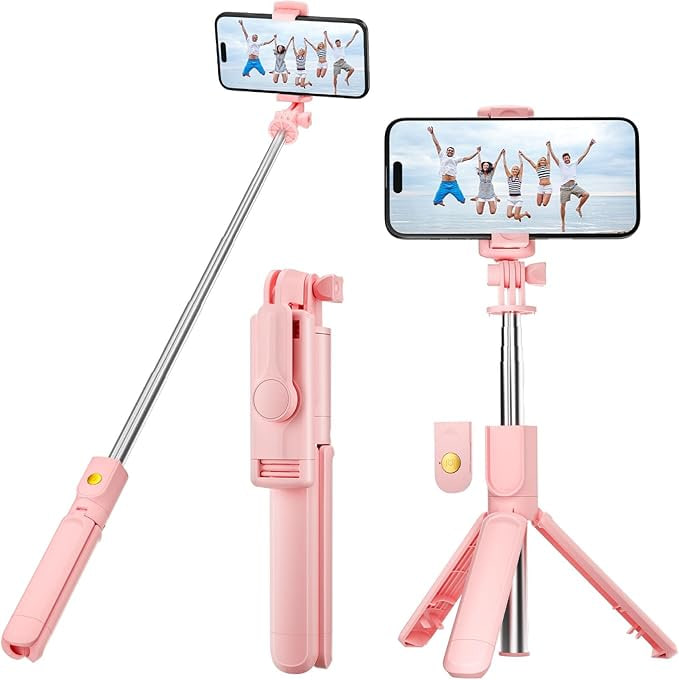 Trípode y Palo selfie telescópico Multifuncional - Image 1