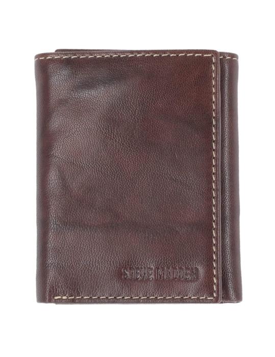 Steve Madden Billetera Triple RFID para Hombre con Ventana de Identificación - Image 1