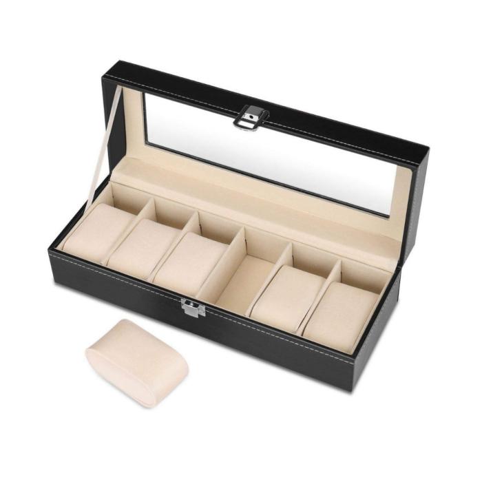 Caja Organizadora y Exhibidora para 6 Relojes - Image 1