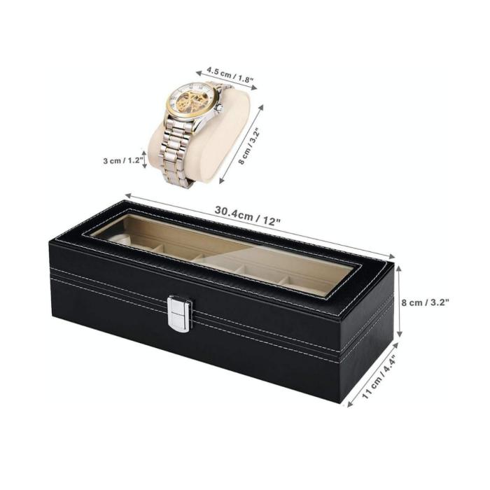 Caja Organizadora y Exhibidora para 6 Relojes - Image 2