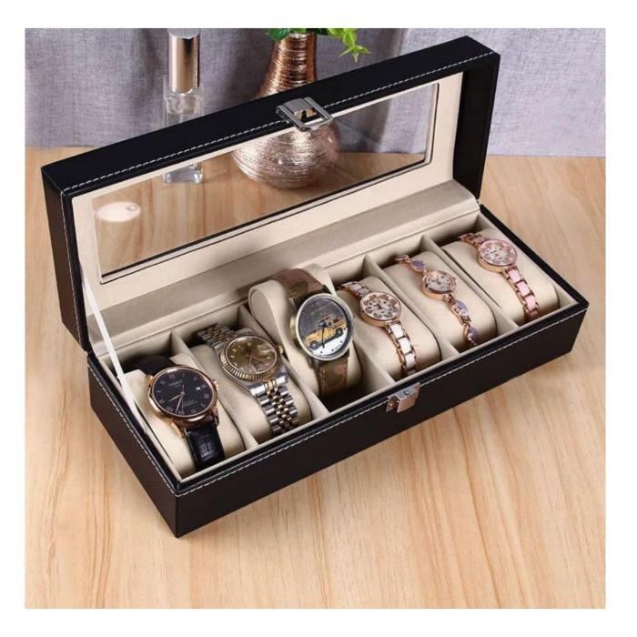 Caja Organizadora y Exhibidora para 6 Relojes - Image 3