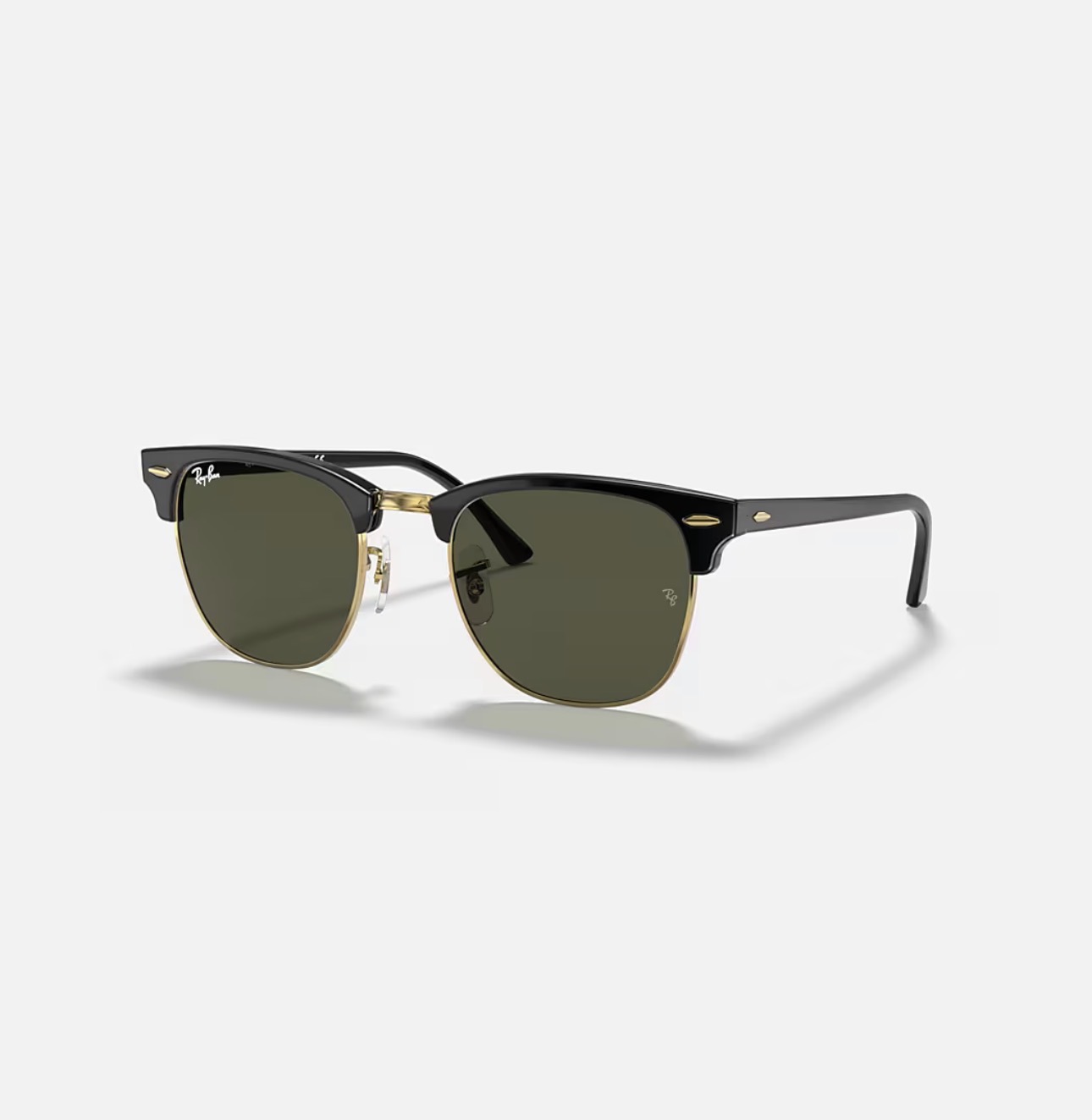 Ray Ban Clubmaster Black/Gold - Image 1
