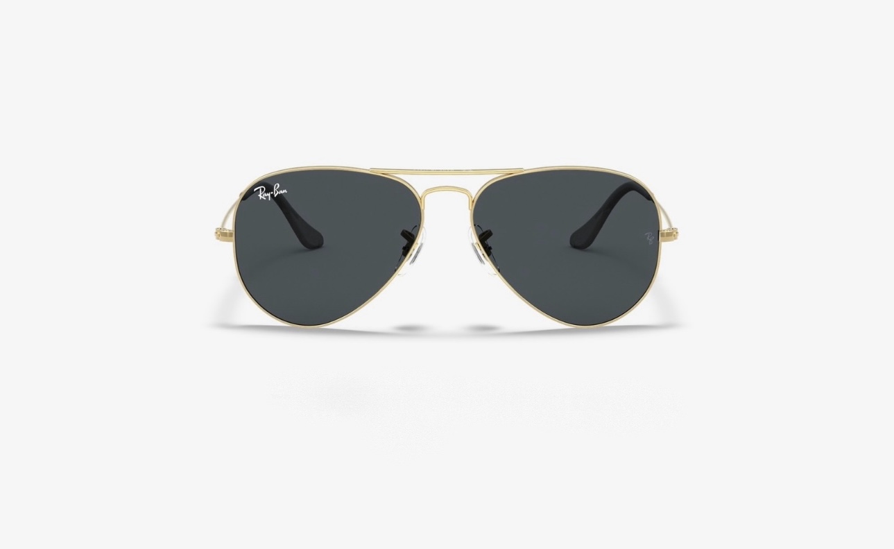 Ray Ban Aviador Black/Gold - Image 2