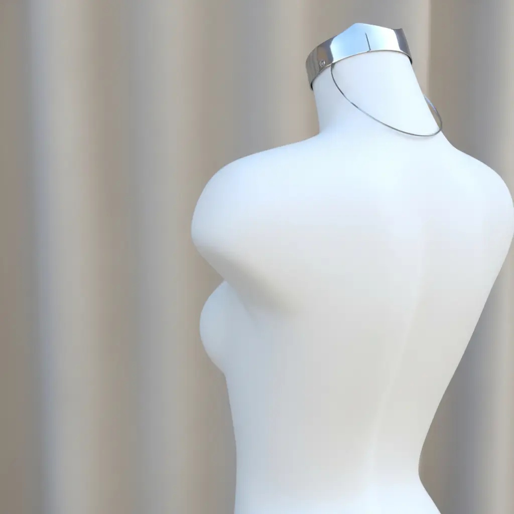 Maniquí Dama Completo Plástico color blanco Exhibidor Con Base - Image 6