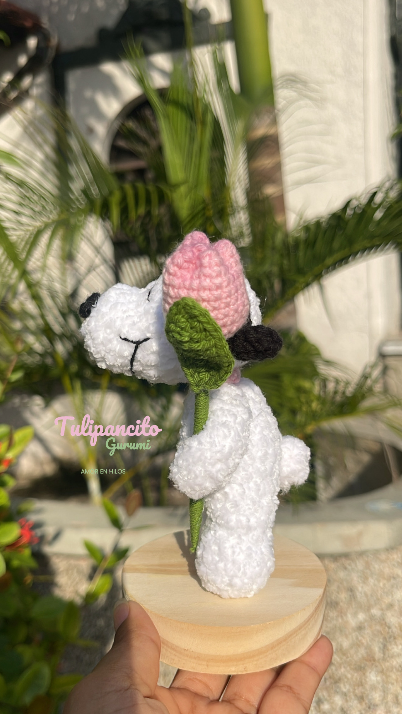 Snoopy con tulipán 🌷 - Image 2